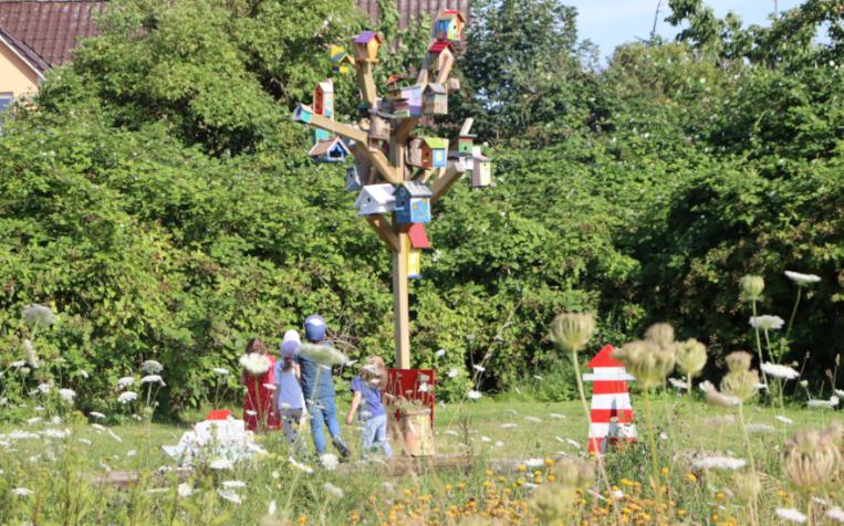 Stadtgarten-Klütz-Vogelhäuser © Sabine Stöckmann