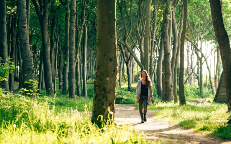 Waldbaden im Ostseebad Nienhagen © MV-T, Petermann