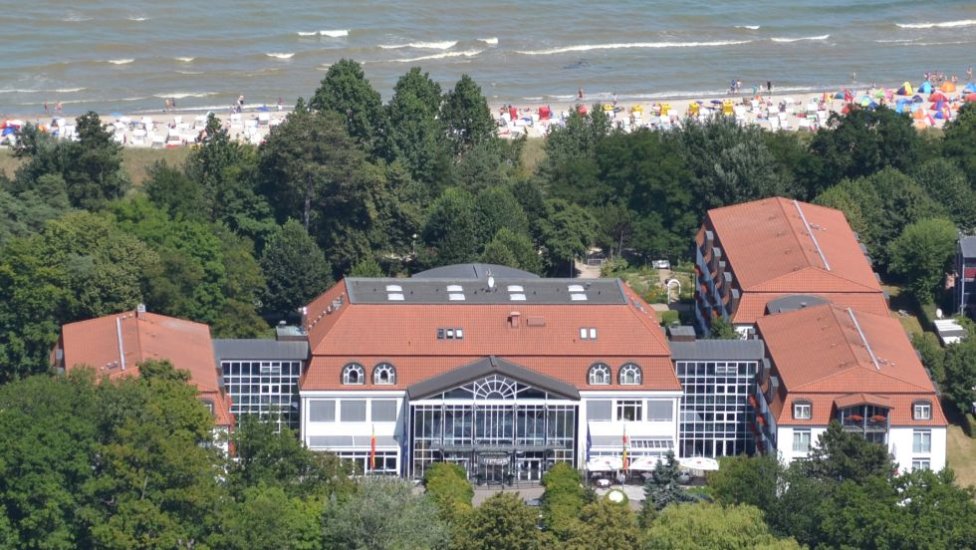 Luftaufnahme Seehotel Boltenhagen, © Seehotel Grossherzog von Mecklenburg
