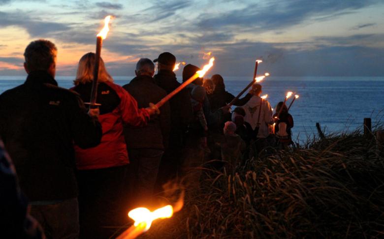 Fackelwanderung Moorgeisterfest © TUK, Neumann