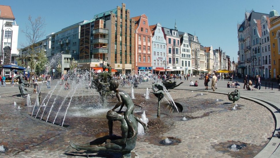 Shopping street in Rostock, © Nordlicht
