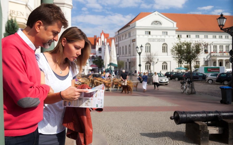 In front of the town hall Wismar, © VMO, Alexander Rudolph