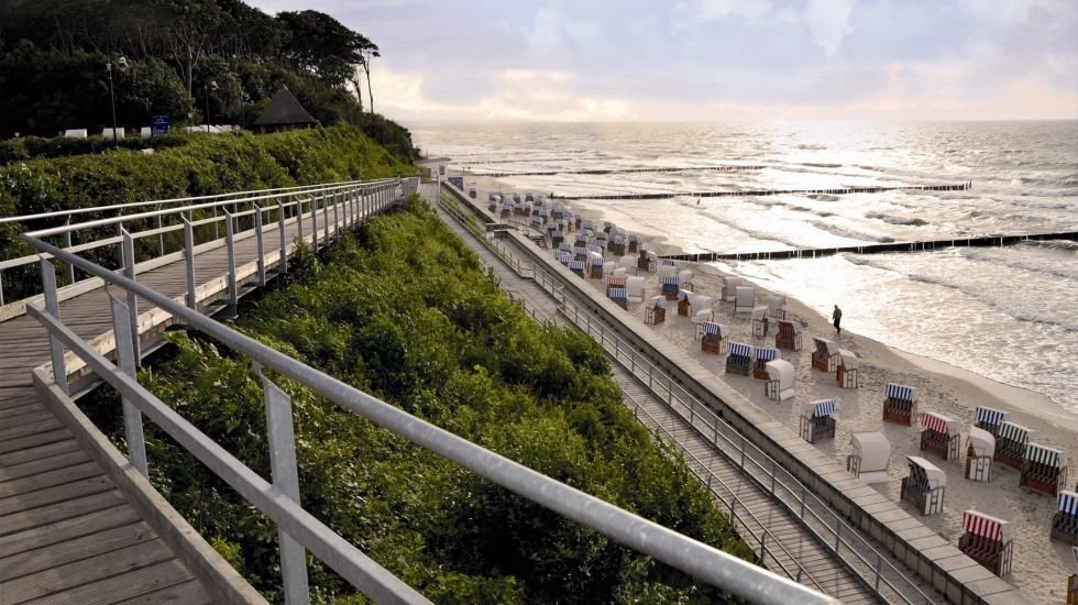 Barrierefreier Strandzugang in Nienhagen, © Kurverwaltung Ostseebad Nienhagen