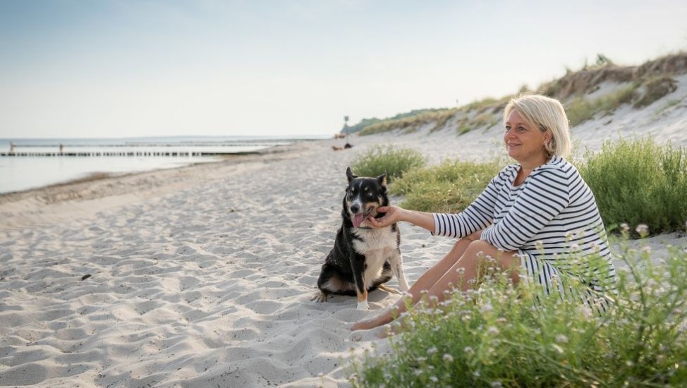 Strandbesuch mit Hund, © VMO, Alexander Rudolph