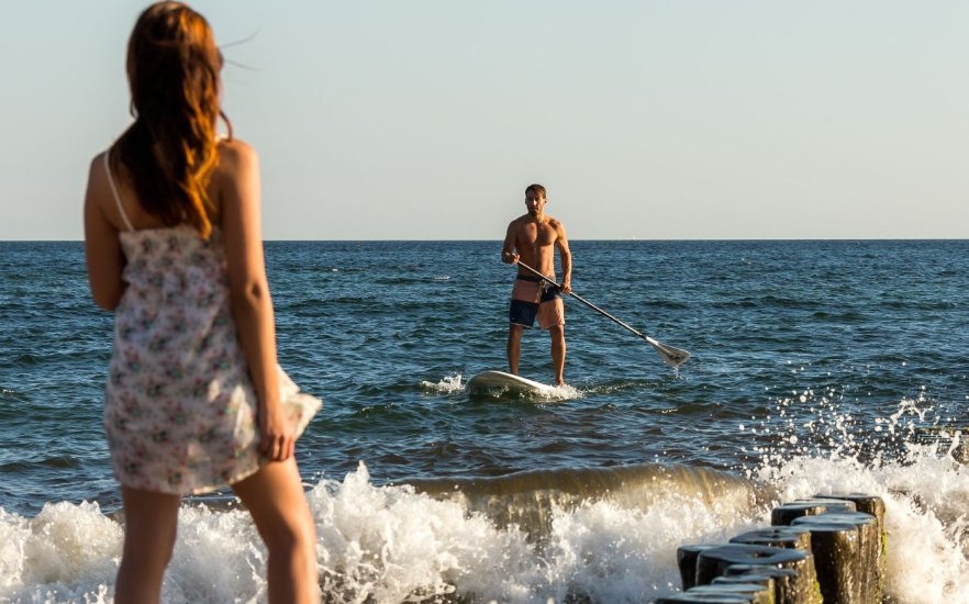 Stand Up Paddling auf der Ostsee, © TuK Graal-Müritz, Alexander Rudolph