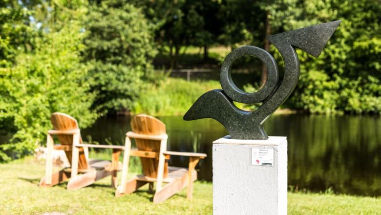 Kunst im Garten von Schloss Gamehl © VMO, Alexander Rudolph