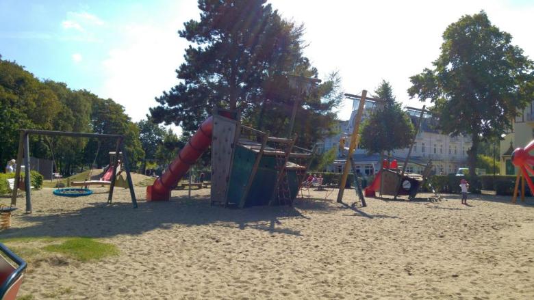 Spielplatz Molli Bahnhof-Ost © Touristik-Service-Kühlungsborn GmbH